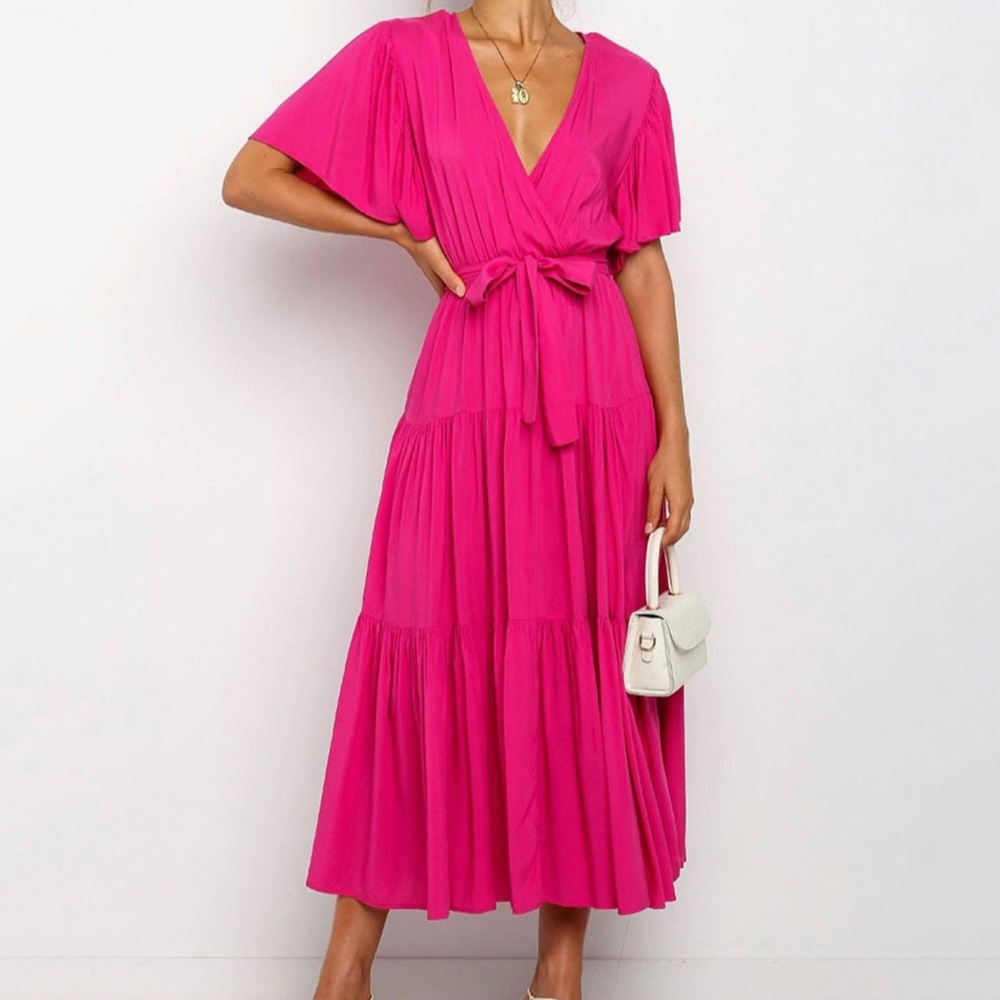 Beautiful vibrant sundress